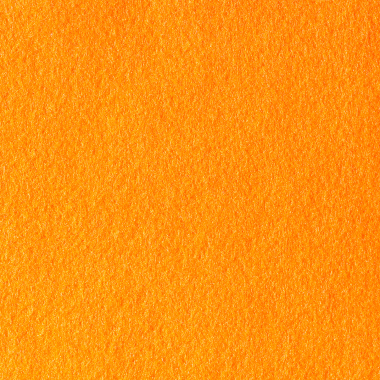 Color Naranaj Fieltro de color naranja - Tejidos Kaur