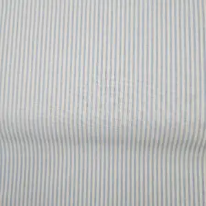 Algodón rallas azules y blancas