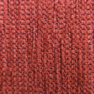 Tejido de chenilla tapizado burdeos