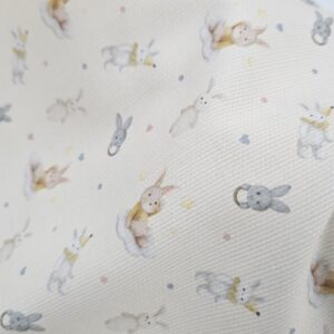 Tejido de piqué conejitos