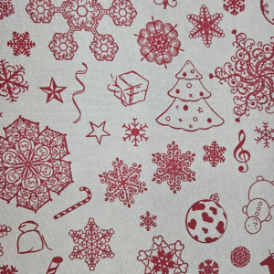 Loneta de Navidad de Lurex crudo 280cm de ancho3