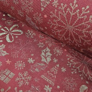 Mantel de navidad de Loneta con lurex