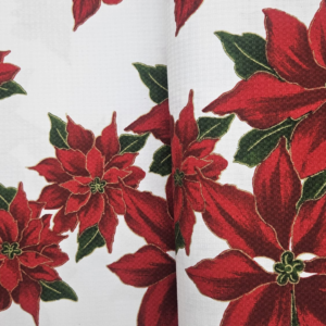 Tejido de Navidad pánama lurex