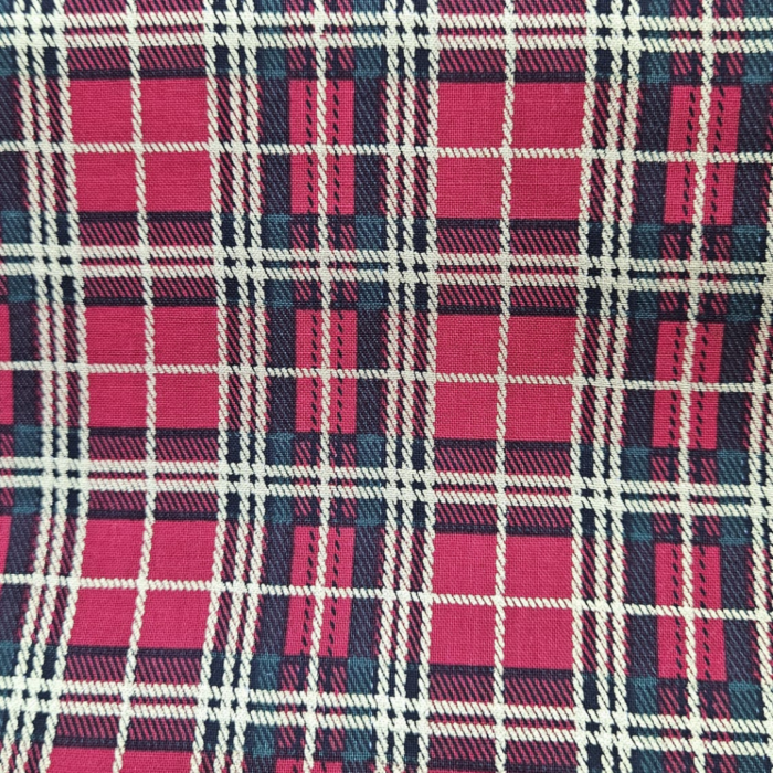 Tejido Tartán Rojo – Cuadros Escoceses Clásicos