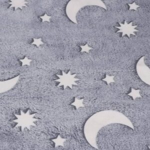 Tela Coralina Jacquard Lunas y Estrellas-tejidos y mercería kaur
