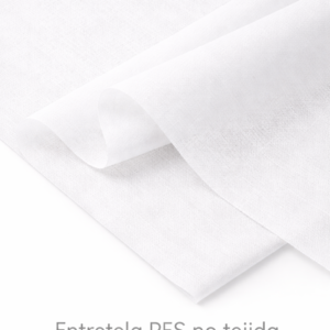 Entretela PES no tejida 34 g/m² blanca ligera | Tejidos y Mercería Kaur