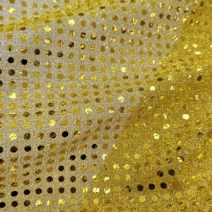 Lentejuela pequeña dorada