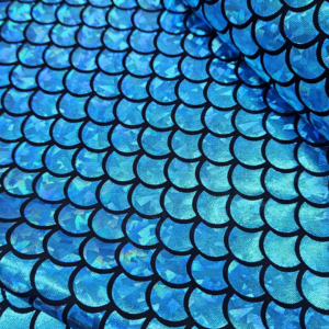 Punto estampado aqua azul